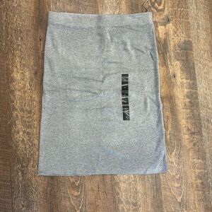Banana Republic Heather Gray Knit Pencil Skirt